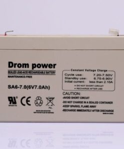 DROM POWER 6V 7AH BATTERY