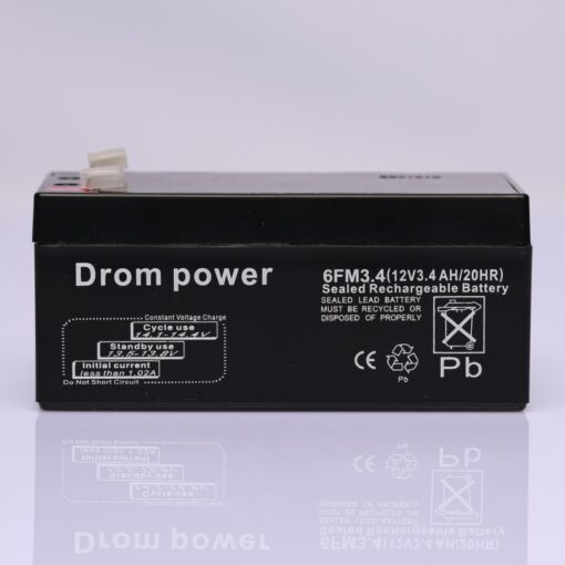 DROM POWER LEAD ACID BATTERY 12V 3.4AH
