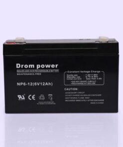 DROM POWER LEAD ACID BATTERY 6V 12AH