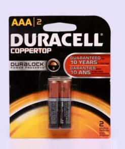 DURACELL ALKALINE BATTERIES AAA 2pack