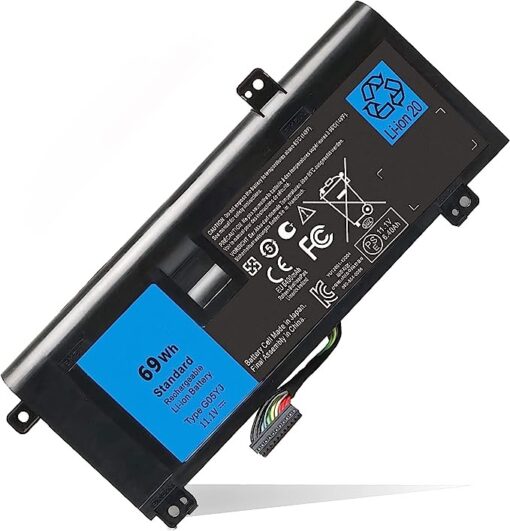 Dell Alienware M14X G05YJ Battery 6200mAh Li-ion
