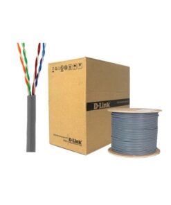D-Link NCB-C6UGRYR-305-24 – Cat6 UTP 24 AWG PVC Solid Cable, 305m/Roll, Grey Colour