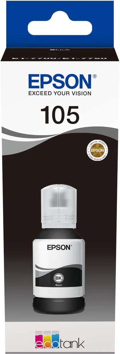 Epson 105 EcoTank Black Ink Bottle – 140ml