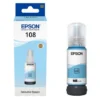 Epson 108 EcoTank Light Cyan Ink Bottle – 70ml
