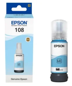 Epson 108 EcoTank Light Cyan Ink Bottle – 70ml