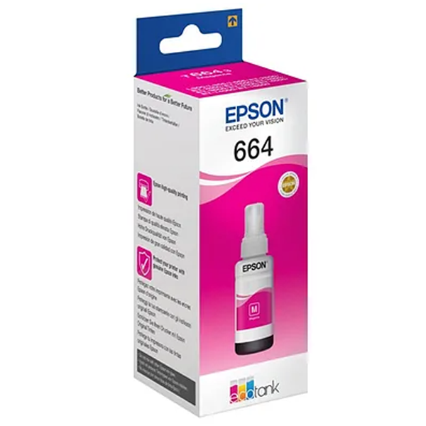 Epson 664 Magenta Ink Bottle 70ml - C13T66434A