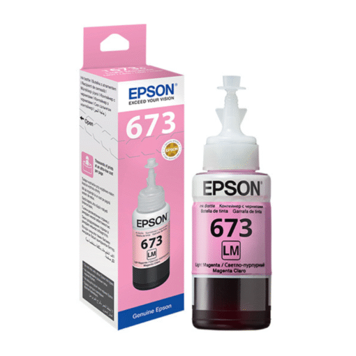 Epson 673 Light Magenta Ink Bottle (C13T67364A) – 70ml