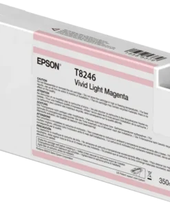 Epson C13T824600 UltraChrome HDX/HD Vivid Light Magenta Ink Cartridge – 350ml – Compatible with Epson SureColor Printers