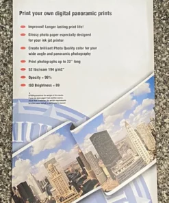 Epson Photo Paper Panoramic Glossy – 8.3" x 23.4" – C13S041145