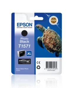 Epson T1571 Photo Black Ink Cartridge – Compatible with Epson Stylus Photo R3000 (C13T15714010)