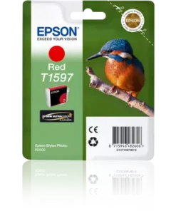 Epson T1597 Red Ink Cartridge – Compatible with Epson Stylus Photo R2000 (C13T15974010)