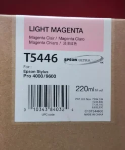 Epson T5446 Light Magenta Ink Cartridge (220ml) – Compatible with Epson Stylus Pro 4000 / 9600 (C13T544600)