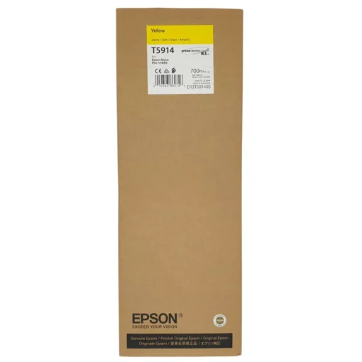 Epson T5914 Yellow Ink Cartridge (700ml) – Compatible with Epson Stylus Pro 11880 (C13T591400)