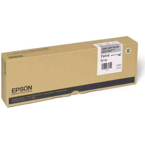 Epson T5919 Light Light Black Ink Cartridge (700ml) – Compatible with Epson Stylus Pro 11880 (C13T591900)