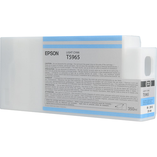 Epson T5965 Light Cyan Ink Cartridge (350ml) – For Epson Stylus Pro 7900/9900/7890/9890 (C13T596500)