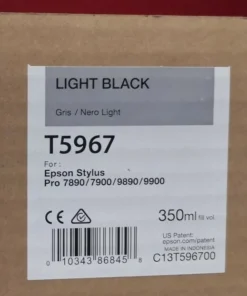 Epson T5967 Light Black Ink Cartridge (350ml) – For Epson Stylus Pro 7900/9900/7890/9890 (C13T596700)
