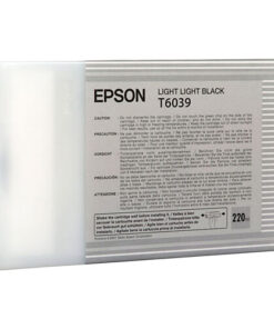 Epson T6039 Light Light Black Ink Cartridge (220ml) – Compatible with Epson Stylus Pro 7800 / 7880 / 9800 / 9880 (C13T563900 / C13T603900)