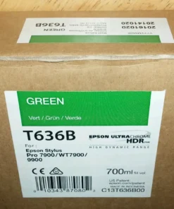 Epson T636B Green Ink Cartridge – 700ml – Compatible with Stylus Pro 7900/9900/7890/9890 – C13T636B00