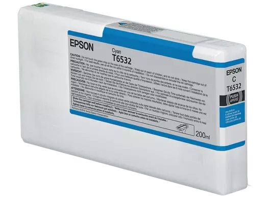 Epson T6532 Cyan Ink Cartridge (220ml) – Compatible with Epson Stylus Pro 4900 (C13T653200)