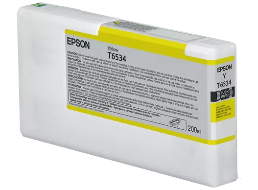 Epson T6534 Yellow Ink Cartridge (220ml) – Compatible with Epson Stylus Pro 4900 (C13T653400)