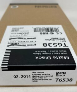 Epson T6538 Matte Black Ink Cartridge (220ml) – Compatible with Epson Stylus Pro 4900 (C13T653800)