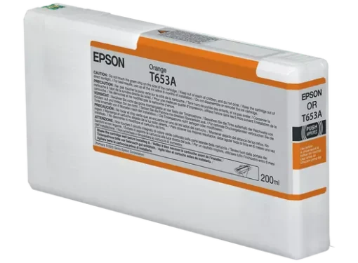 Epson T653A Orange Ink Cartridge (220ml) – Compatible with Epson Stylus Pro 4900 (C13T653A00)