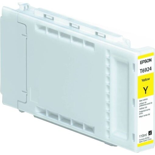Epson T692400 UltraChrome XD Yellow Ink Cartridge – 110ml – Compatible with SureColor Technical Printers – C13T692400