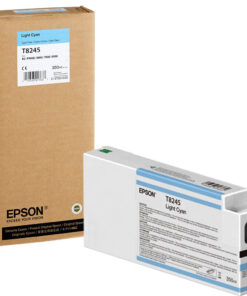 Epson C13T824500 UltraChrome HDX/HD Light Cyan Ink Cartridge – 350ml – Compatible with Epson SureColor Printers