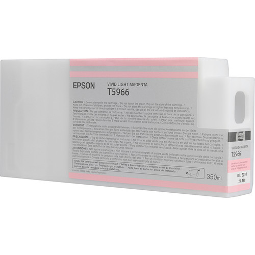 Epson T5966 Vivid Light Magenta Ink Cartridge (350ml) – For Epson Stylus Pro 7900/9900/7890/9890 (C13T596600)