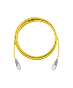 D-Link NCB-C6UYELR1-05 – Cat6 UTP 24 AWG PVC Round Patch Cord, 0.5m, Yellow Colour