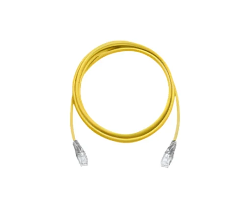 D-Link NCB-C6UYELR1-05 – Cat6 UTP 24 AWG PVC Round Patch Cord, 0.5m, Yellow Colour