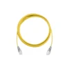 D-Link NCB-C6UYELR1-1 – Cat6 UTP 24 AWG PVC Round Patch Cord, 1M, Yellow Color