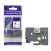 Label Tape 9mm Red on White – TZE-222