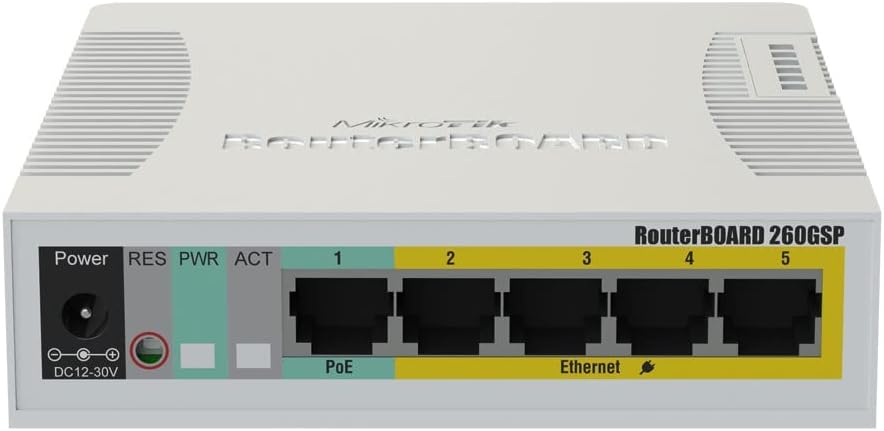 Mikrotik RB260GSP (CSS106-1G-4P-1S) Switch