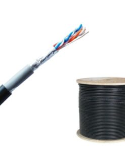 D-Link NCB-C6FOBLR-305 – Cat6 FTP 23 AWG PVC/PVC Double Layer UV Protected, Outdoor Cable, 305M/Roll, Black Color