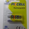 PKCELL AA rechargeable 1300mAh 1.2V battery