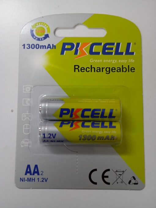 PKCELL AA rechargeable 1300mAh 1.2V battery