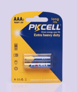 PKCELL HEAVY DUTY AAA. BATTERY. 2PACK