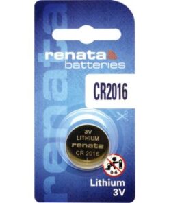 Renata CR2016 Lithium Battery 3V Single Pack