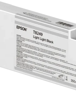Epson C13T824900 UltraChrome HDX/HD Light Light Black Ink Cartridge – 350ml – Compatible with Epson SureColor Printers