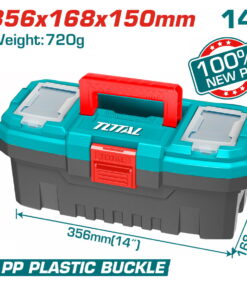 Total TPBX0141 14" Plastic Tool Box