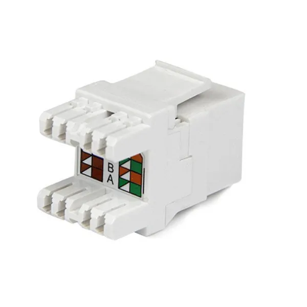 D-Link NKJ-C6WHI1B21 – Cat6 UTP 180° Punch Down Keystone Jack White