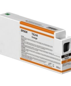 Epson C13T824A00 UltraChrome HDX/HD Orange Ink Cartridge – 350ml – Compatible with Epson SureColor Printers