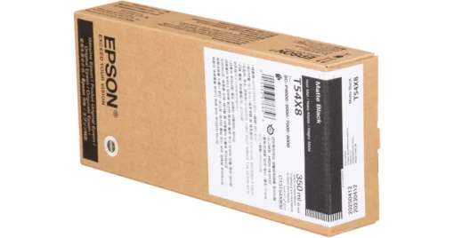 Epson C13T54X800 UltraChrome HDX/HD Matte Black Ink Cartridge – 350ml – Compatible with Epson SureColor Printers