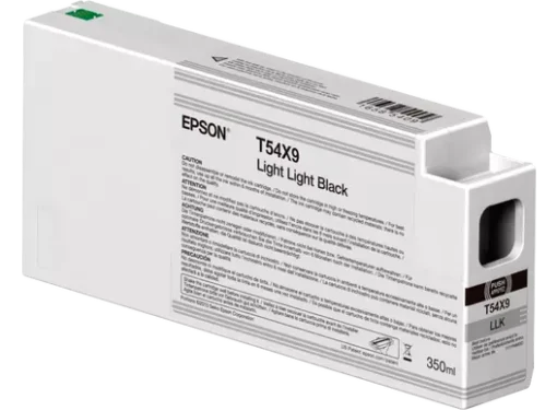 Epson C13T54X900 UltraChrome HDX/HD Light Light Black Ink Cartridge – 350ml – Compatible with Epson SureColor Printers