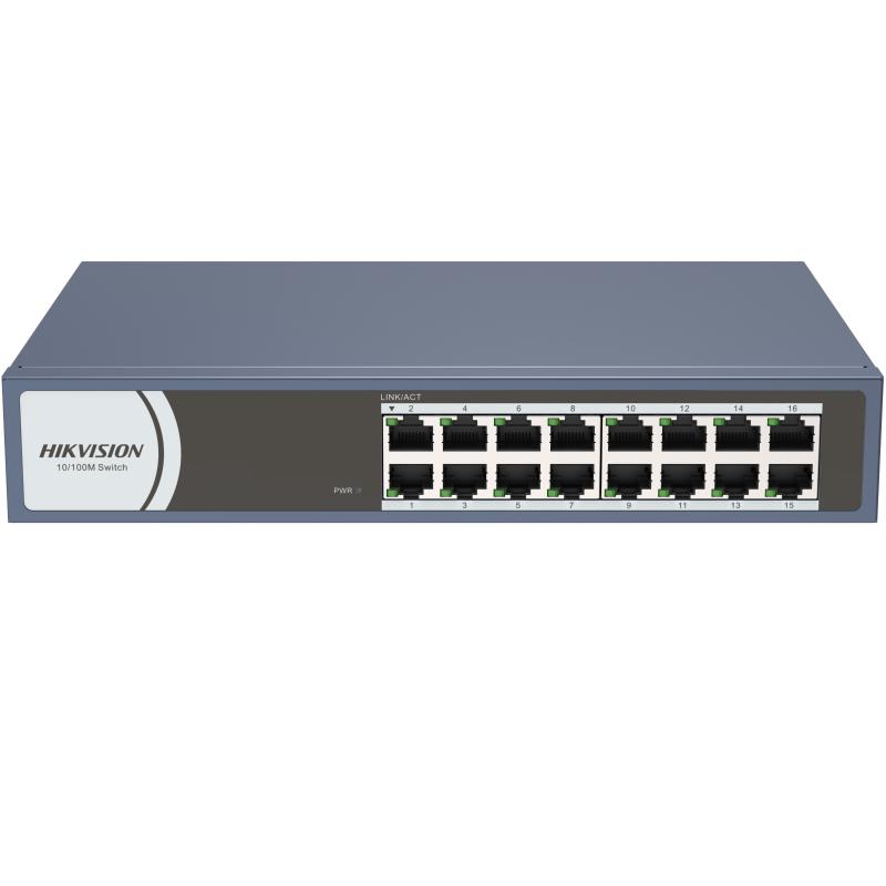 Hikvision Ethernet Switch – DS-3E0116R-O (O-STD)