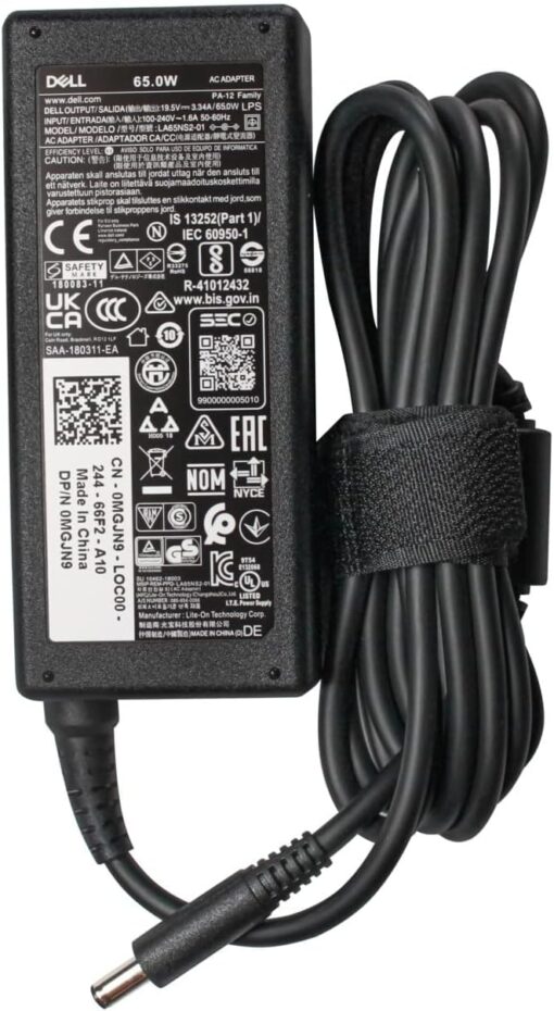 Dell 19.5V 3.34 A 4.5 x 3.0mm Laptop Replacement Adaptor
