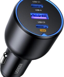 UGREEN 130W 3-Port Fast Car Charger - EC705