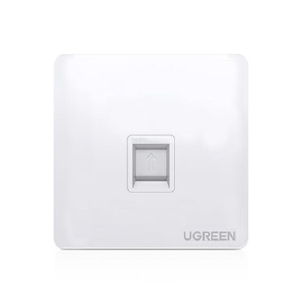 UGREEN Single-Port Wall Plate White - NW144