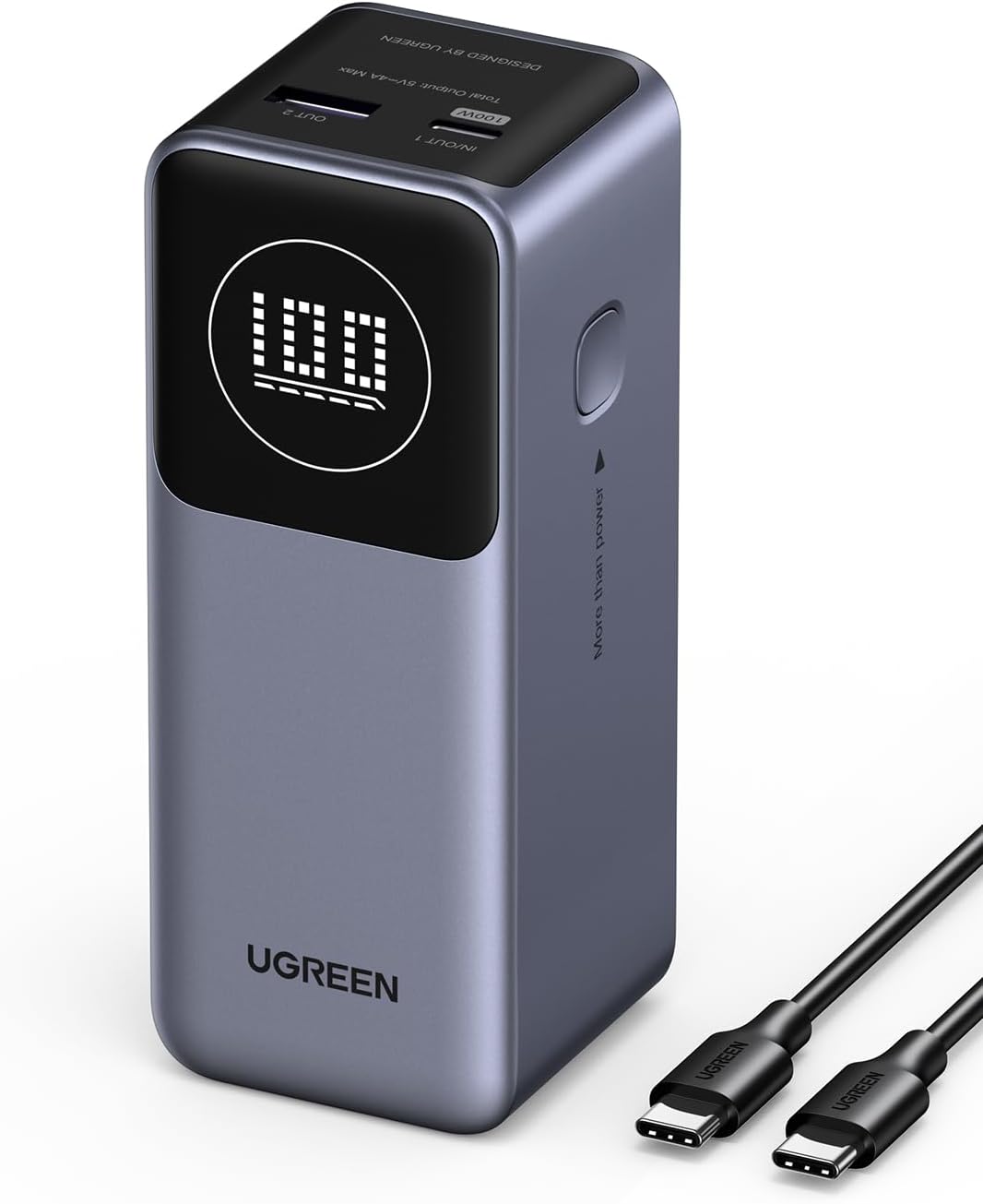 UGREEN 12000mAh 100W Fast Charging Power Bank - PB724